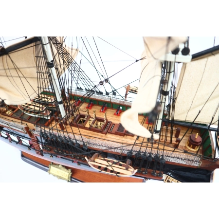 Drewniany model żaglowca USS Constitution 100 cm – ekskluzywna replika fregaty „Old Ironsides”